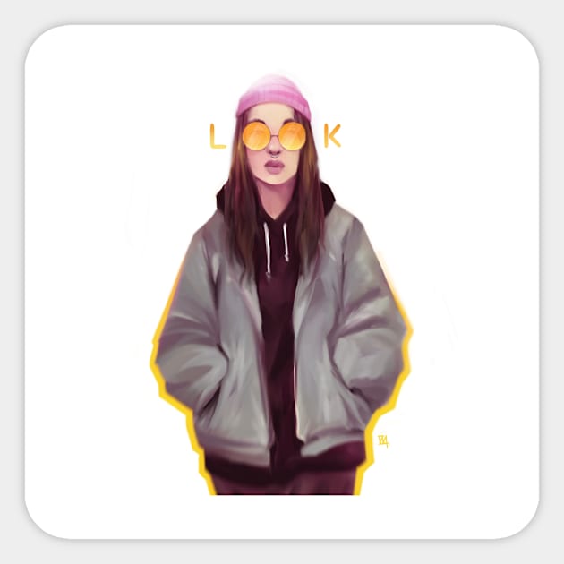 look Sticker by ivanOFFmax